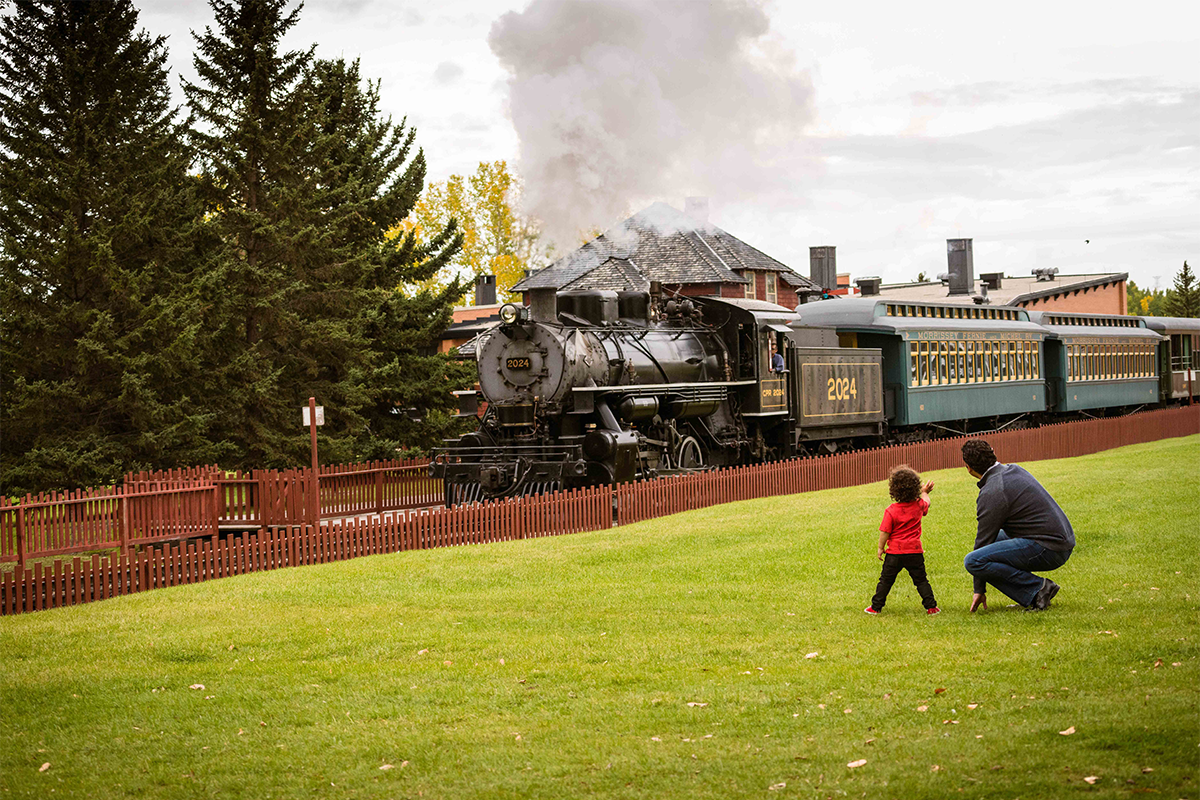 Family at Heritage Park 